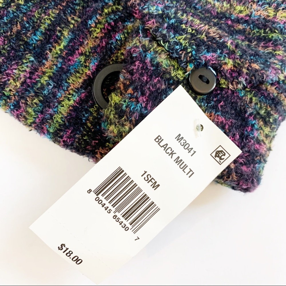 Steve Madden Multicolored Flip Top Gloves/Mittens - Picture 5 of 6